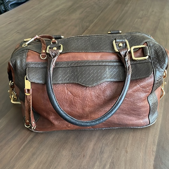 Rebecca Minkoff two-tone leather original MAB satchel - Picture 2 of 16